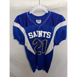 Teamwork Athletic Apparel Womens Football Jersey Sz  Small Blue Weitzel Gameday